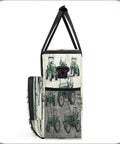 Farm Truck Rustic Coffee Maker Bag Tote with shoulder strap waterproof polyester foil lined case for Keurig K Mini travel view