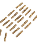 20 Pcs Brass Barrel Hinges Hidden Concealed Invisible For Jewelry Keepsake Box And Small Cabinet Door Craft Hinge Set