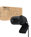 Straight Up Full HD 1080P Business Webcam With Intelligent Auto Light Tuning For Razor Sharp Virtual Meetings And Google Meet Certified, with packaging.