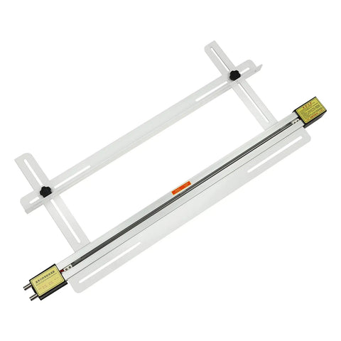 NeNchengLi 24 Inch Acrylic Bender With Bracket Adjustable Temp Heating Element Heater For PVC Pipe Plastic Strip Shaping Up To Six Mm Thick, detailed view of adjustable heating bracket.