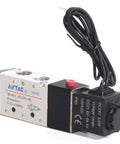 4V310-10 AC110V Solenoid Valve Pneumatic 3/8 Inch PT Outlet, 2 Position 5 Way Electric Single Coil Pilot Operated Air Control