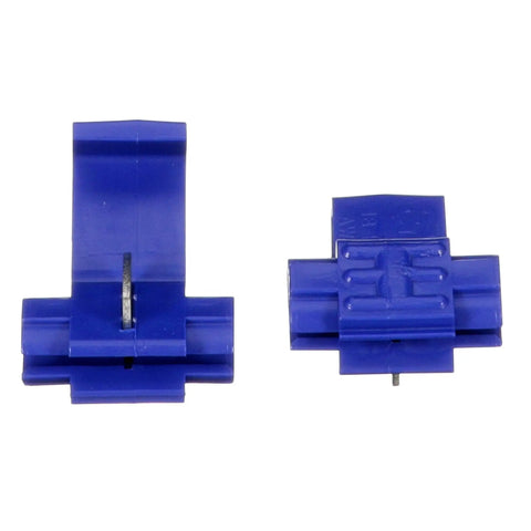 Blue Electrical Tap IDC Insulation Displacement Connector For 18-16 AWG Solid Or Stranded And 14 AWG Stranded, moisture-resistant