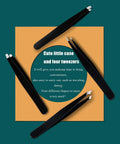 4 In 1 Tweezers Set With Travel Case, Pro Grade Stainless Steel Anti Rust Eyebrow Pluckers, four types shown on teal background
