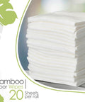 Bamboo Floor Wipes 20 Count For Wood Laminate And Tile Floors Soft Durable No Harsh Plastics Eco Friendly Wipes