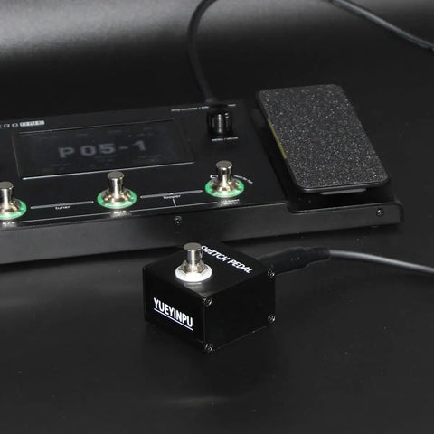 Tap Switch Pedal For Guitar Effects Latch Footswitch With 1/4 Inch TS Cable Perfect For Delay And Modulation Pedals