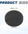 Round Graphite Block Disk Ingot High Purity Graphite Electrode Plate Sheet 40 By 5 Mm For Melting Casting And Electrolysis Pack Of 2 Black