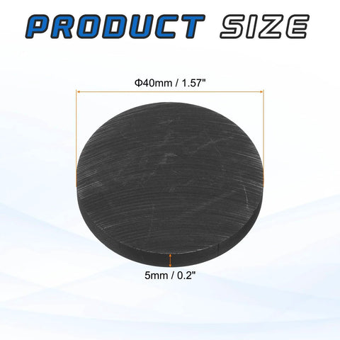Round Graphite Block Disk Ingot High Purity Graphite Plate Sheet 40x5mm For Melting Casting and Electrolysis