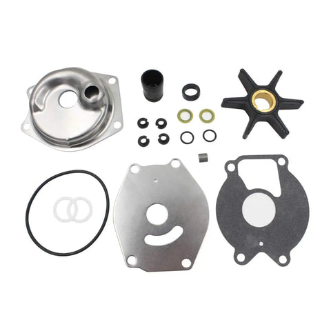 Mercury Marine Water Pump Repair Kit For 2 Stroke 15 To 25 HP And 4 Stroke 9.9 To 15 HP Outboards, includes pump assembly and gaskets