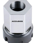 Hardened ER32 Collet Chuck Block For CNC Machines With Slotted Collet Nut Included, Hex Style Precision Tooling