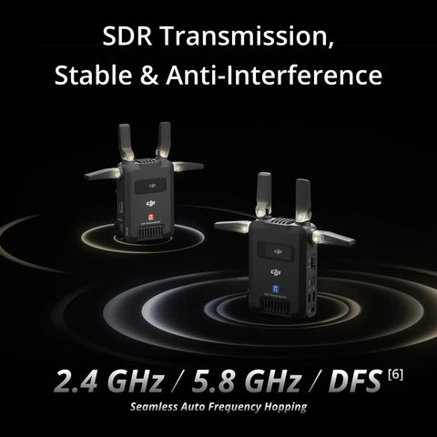 SDR Wireless Video Transmission Kit With 3 Km Range And 1080P60FPS Auto Frequency Hopping Across 2 4 GHz units on dark background