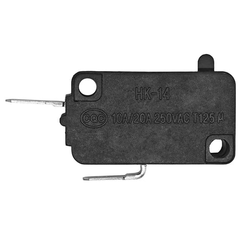 Heavy Duty Normally Closed Micro Switch With Pin Plunger And Quick Snap Actuator Pro Grade Two Pin 10A 20A 250V black component