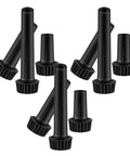 Nine Piece Plastic Lamp Switch Knob Rotary Handle Replacement Set For Easy Home Makeover And Fixing Broken Lights With No Special Tools Needed, black plastic rotary knobs