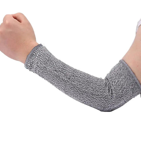 Cut Resistant Arm Sleeves With HPPE Tough As Nails Protection Bite Proof Anti Abrasion Shield For Garden Home And Hiking 45cm