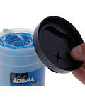 Powr-Fish Pull Line 210 Lb Tensile, 500 Ft White With Blue Tracer Bucket Top Opened