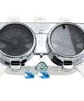 Ford Racing 15-17 Mustang GT Performance Pack Boost Gauge Kit With Oil Pressure And Vacuum Dash Gauges, front view