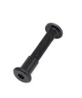 Heavy Duty M8 X 40mm Hex Socket Cap Screws With Countersunk Furniture Nuts And Bonus Allen Key For No Sweat Wood Joining showing a single black screw.