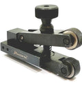 V Clamp Knurling Tool 5-20 mm Adjustable Spring Action for Lathe Machine with solid tool steel build, diagonal lines visible