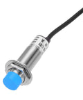 Inductive Proximity Sensor Switch NO PNP, 8mm Sensing Distance, DC 6-36V, 3.9ft Cable, metal body, blue tip, Model LJ18A3-8-Z BY