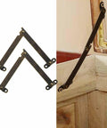 2 Pack Lid Lift Hinge With Damper For Jewelry Boxes And Cases Easy Install Vintage Style Flap Stay Support Bronze