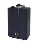 Built Heavy Duty Commercial Propane Tankless Water Heater Runs Straight Up Smooth With Powerful Condensing System Delivers Nine Gallons Per Minute Of Blazing Hot Water Perfect For Indoor Jobs And Non Stop Workflow, front view.
