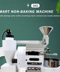 Large Capacity Electric Coffee Roaster Machine With Digital Timer Nonstick Drum For Home Brews And Side Hustles Level Up Your Daily Grind Setup Straight From Scratch, showing parts and controls.