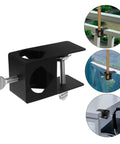 Heavy Duty Torch Clamp Holder Mount For Deck Lights And Tiki Torches On Porches Railings And Outdoor Spaces Durable Iron Clamp
