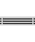26 By 6 Inch White Modern AC Vent Cover Decorative Air Vent Register Grille With Standard Linear Slot Diffuser For Ceiling Walls And Floors