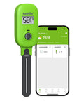 Hands Down Handy Soil Moisture Meter For Plants With Real Time Humidity Sensor And App Remote Monitoring, Perfect For Indoor Outdoor Gardening And Farm Care, Manual Quick Read Or Auto Updates, Requires WiFi Hub HWG023/HWG040, Green
