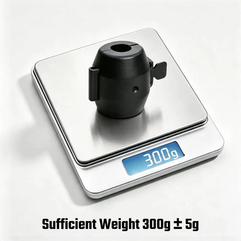 Heavy Duty Gravity Weight Ball For Pull Down Faucet Hose on scale weighing 300g for seamless kitchen sprayer use.