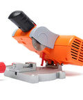 Mini Desktop 0 To 45 Degrees Multi Angle Portable Cutter for Arts and Crafts and Wood Plastic Metal with 7800 RPM, orange