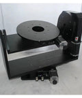 Motorized Rotary Positioning Stage With Precision Electric Three Dimensional Rotary Table For Multi Dimensional XYZ Alignment And Pro Grade Accuracy Rotary Workbench For CNC Optical And Laboratory Applications in black metal frame