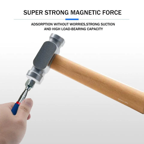 Two Piece Magnetic Pickup Tool Set With 36 Inch Flexible Claw Grabber And Telescoping Magnetic Pickup Stick For Nails Screws Keys And Small Metal Parts 16 Pound Pull Force
