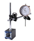 Heavy Duty 110 Lb Magnetic Base With Fine Adjustment, 0 To 1 Inch Dial Indicator 0.001 Inch Resolution, Includes 22 Piece Indicator Point Kit