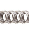 Stainless Steel Wire Thread Insert Kit For Screw Hole Repair, 50 Pcs SUS304 Bushing Inserts, Thread Saver For Auto, Marine, Aviation And Electronics, Quick Fix For Damaged Female Threads, Beefed Up Durable Repair Kit For Loose Holes, close-up of SUS304 inserts