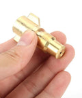 Copper Misting Spray Nozzle With Adjustable Spray Patterns For Greenhouse Cooling Pro Grade Water Sprayer Delivers Fine Atomization G One Quarter Thread