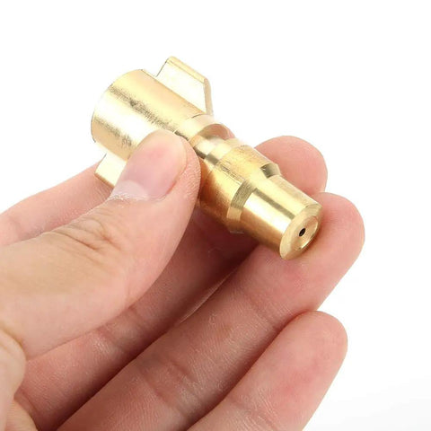 Copper Misting Spray Nozzle With Adjustable Spray Patterns For Greenhouse Cooling Pro Grade Water Sprayer Delivers Fine Atomization G One Quarter Thread
