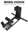 Heavy Duty Universal Motorcycle Wheel Chock For Trailer Or Garage Use No Fuss Capable Of Handling 2000 Lbs Adjustable Foldable
