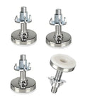 Heavy Duty Adjustable Furniture Levelers With Anti Wobble Feet For Tables Chairs Cabinets Sofas And Other Furniture Legs Four Pack M10 50 30 Tough Floor Protectors Built To Last Indoors Or Outdoors.