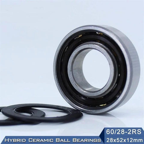 Buttery Smooth 60 28 Rs Hybrid Ceramic Bearing 28X52X12Mm With Silicon Nitride Balls And 52100 Chrome Steel Rings Drop In Track Ready Front Rear Wheel Ride Like A Champ Upgrade