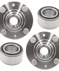 Wheel Hub And Bearing Front Set 2X For Mitsubishi Lancer 2.0L 2002 2003 2004 2005 2006 Front Left And Right Replacement Assembly