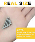 150 Piece M3 Hex Bolts And Nuts Set In 304 Stainless Steel With Handy Storage Box For Diy Repairs And Home Projects Versatile Fasteners For Maintenance Woodworking Automotive And Electronics, shown in hand