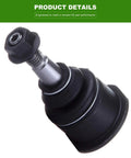 Four Piece Front Suspension Kit With Lower And Upper Ball Joints For Chevy Silverado 1500 4WD AWD GMC Sierra 1500 4WD AWD And Tahoe From 2000 To 2006 Rugged Upgrade black ball joint close-up