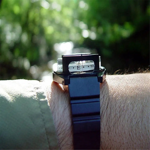 Wrist Compass For Outdoor Adventure And Survival Gear Lightweight Wearable Navigation For Camping Hiking Fishing And Travel