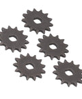 5-pack 13T Chain Sprocket Built Tough Steel Motor Gear For 47cc 49cc Pocket Dirt Bike Electric Scooter ATV, 10mm Inner Diameter
