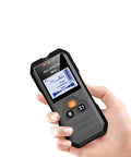 Wall Scanner And Stud Finder With Bright LCD Display For Quick Hit The Spot Accuracy Auto Calibration straight shooter design in hand.
