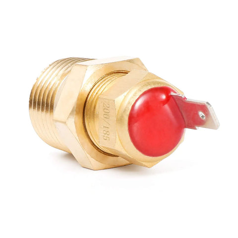 Electric Cooling Fan Thermostat Switch With Three Eighths Inch Pipe Thread for 10, 12, 14, And 16 Inch Fans, side view