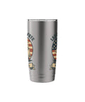 Patriotic Fourth Of July Sailboat Stainless Steel Insulated Tumbler For Hot And Cold Beverages, side view design visible
