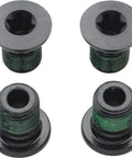 Four Pack Aluminum Torx Head Inner Gear Fixing Bolts For FC M970 Black M8x10.1mm Durable Lightweight Bike Crank Bolt Set Built To Last With Easy Install
