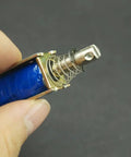 5N 12V DC Push Pull Open Frame Solenoid Electromagnet With Built In Mounting Board Miniature Spring Loaded Actuator For ATM Machines Vending Heavy Duty Industrial Use, blue coil