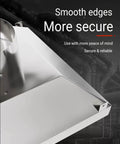 Square Fume Hood for Welding and Cutting, Heavy Duty Industrial Smoke Collector with stainless steel and smooth edges visible